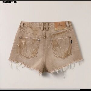 SMFK Rage Wild Denim Shorts - Cowboy Wild Brown